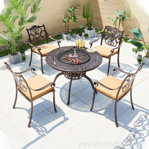 Leisure Home and Garden Furniture Cast Aluminum Chair